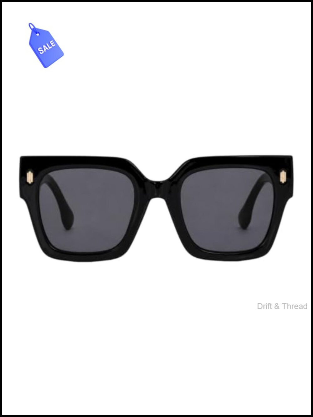 Oversized Square Polarized Sunglasses UV400 Shades for Women Men